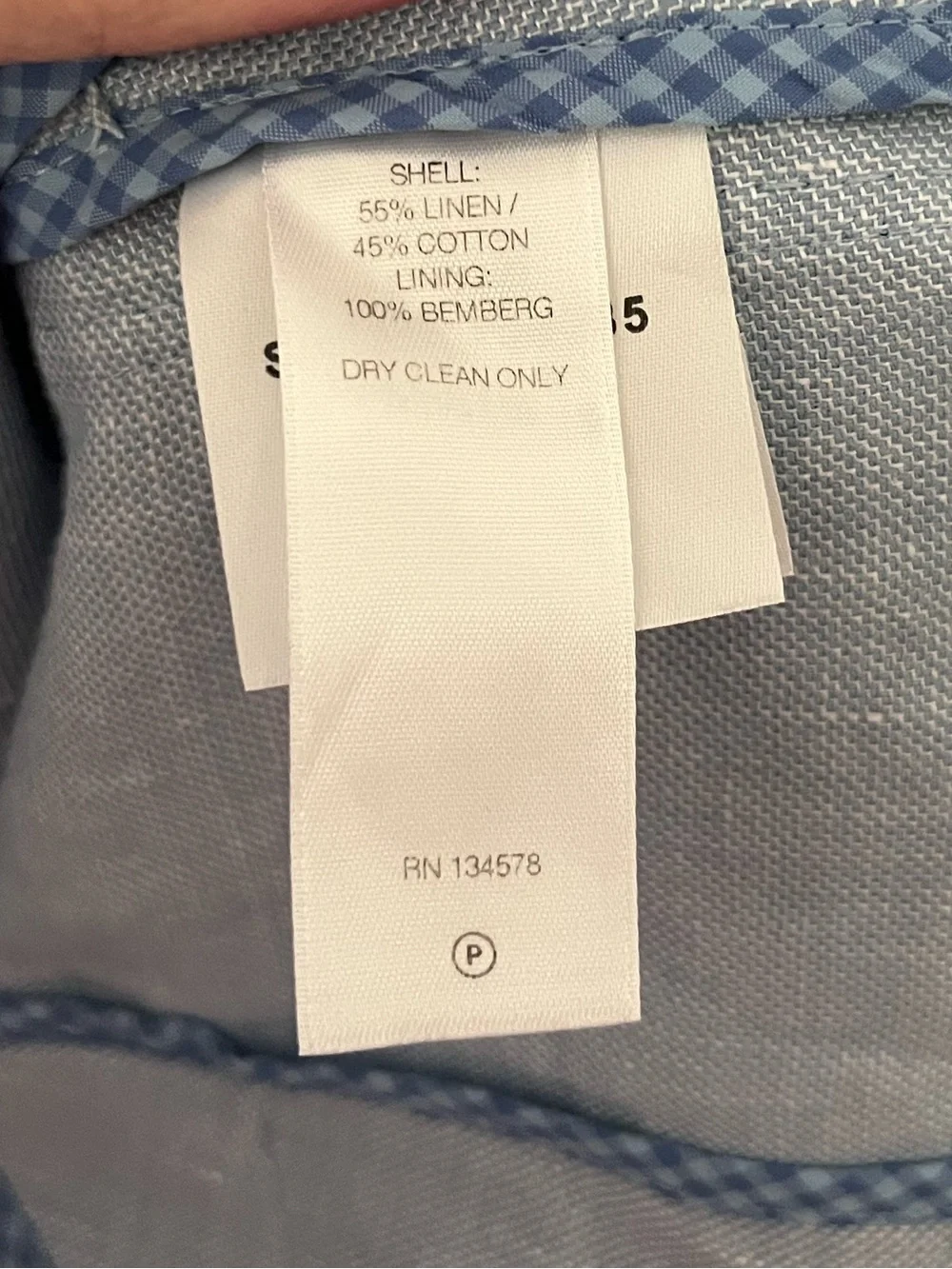 Vineyard Vines Mens Linen Cotton Unstructured Blazer Light Blue Size Large